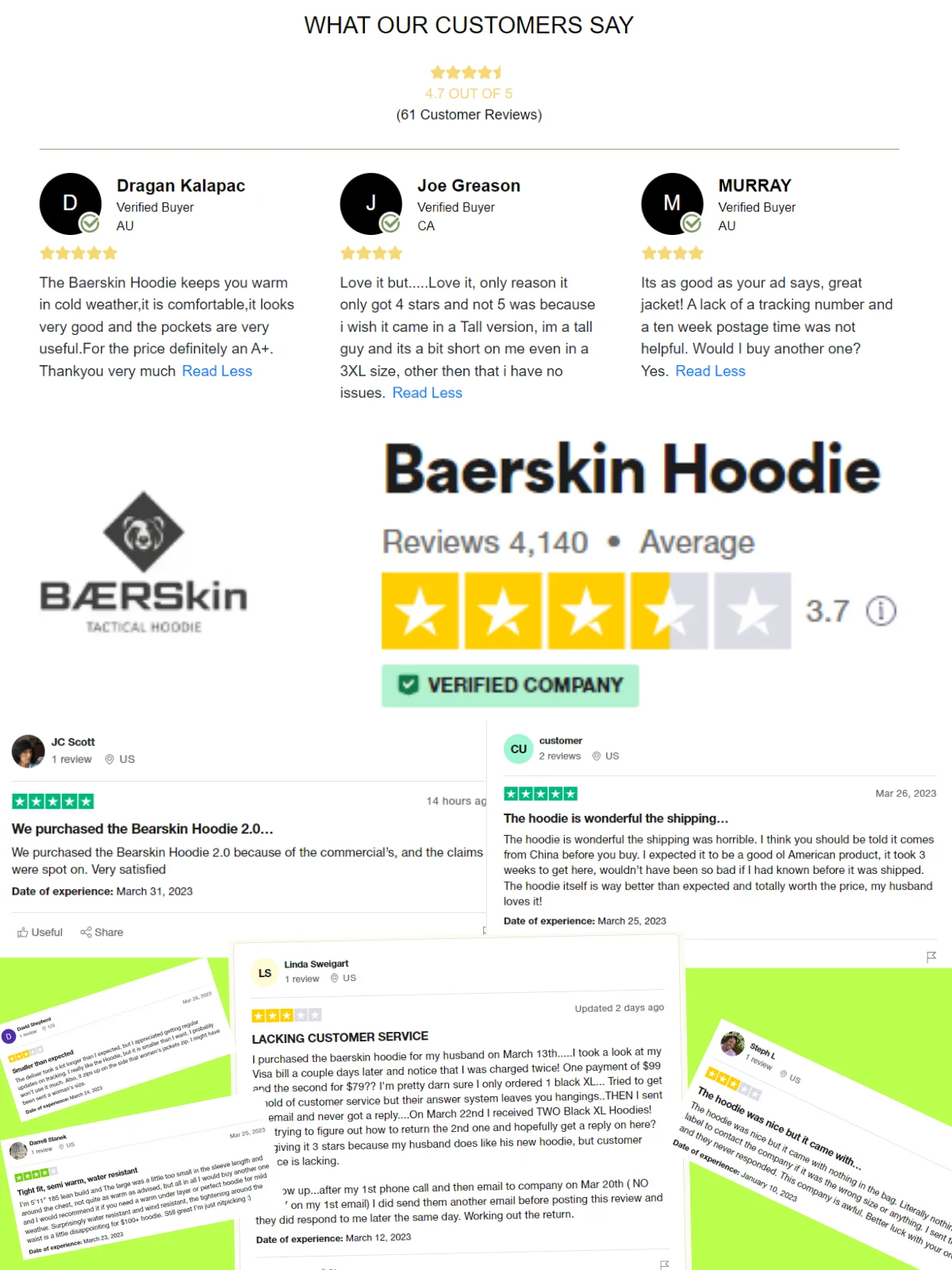 Customer Review of Baerskin Hoodie 2.0
